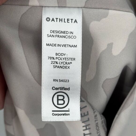 ATHLETA ELATION 7/8 TIGHT Leggings Taupe Camo Print Size XXS - Picture 9 of 9